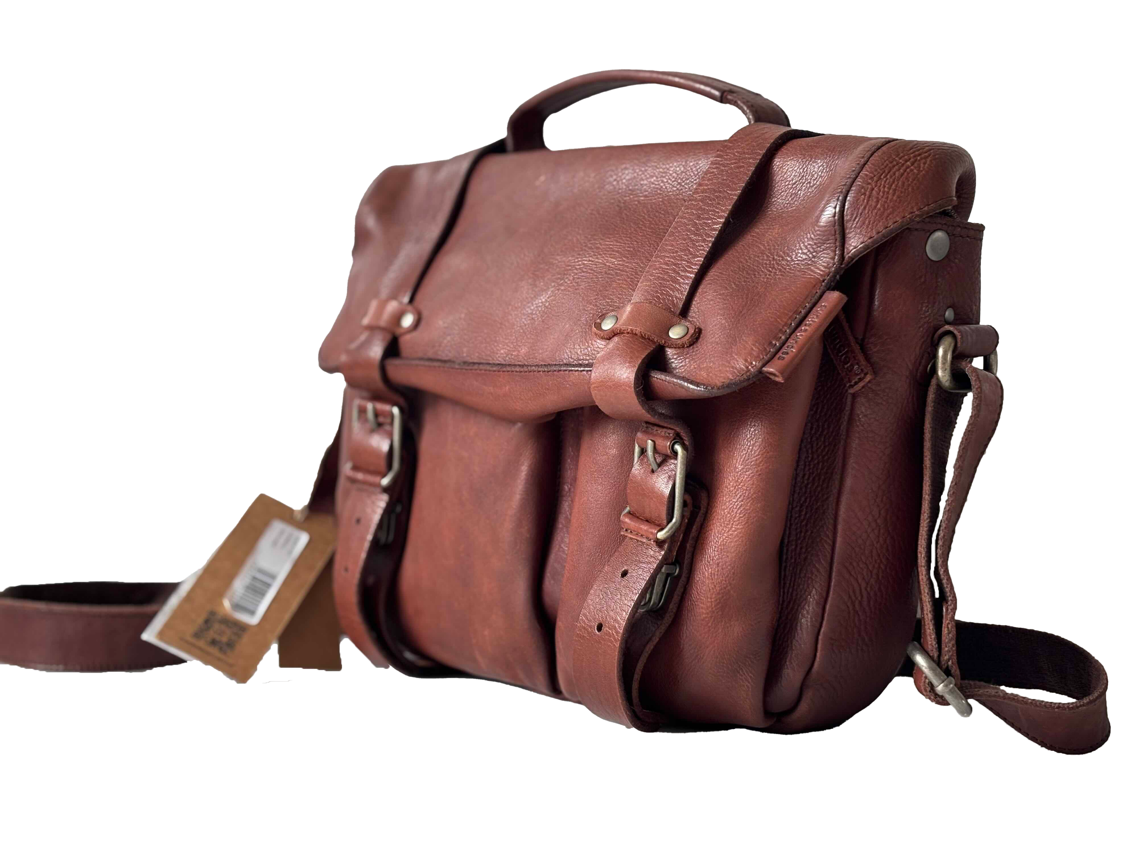 Sac Messager vintage brun